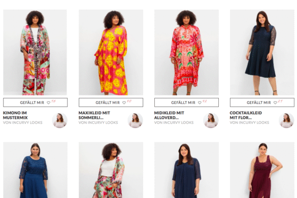 Lass dich inspirieren von femininen Plus Size Outfit