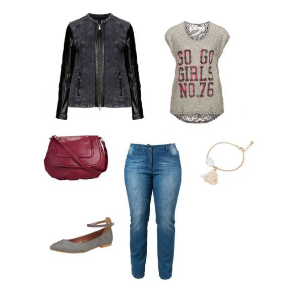 Frühlings-Outfit für mollige Damen bei incurvy.de