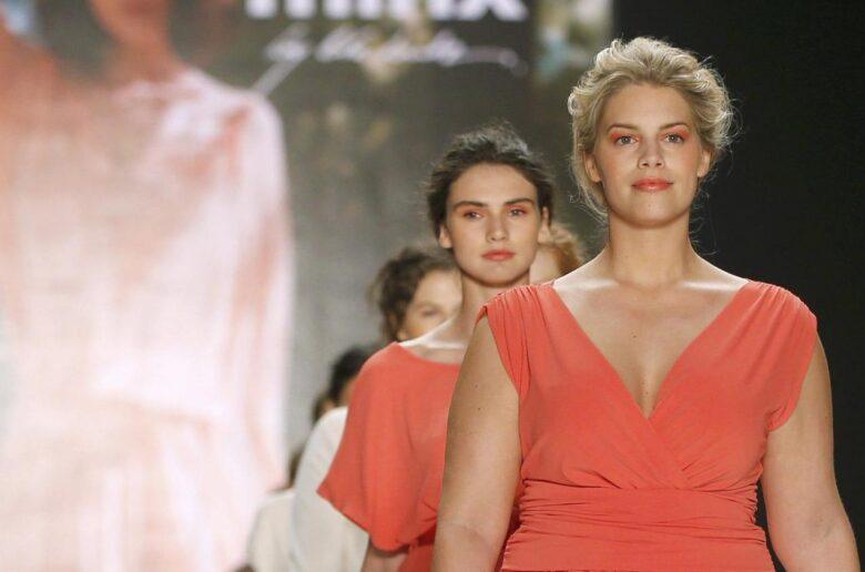 Plussize Model auf der Berliner Fashion Week