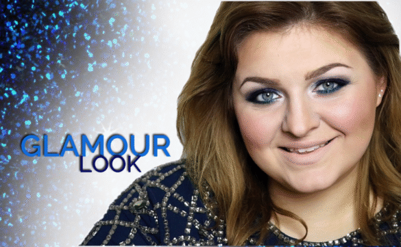 Festtags Glamour Look für mollige Frauen: Augen intensiv schminken!