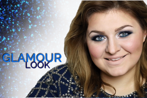 Festtags Glamour Look für mollige Frauen: Augen intensiv schminken!