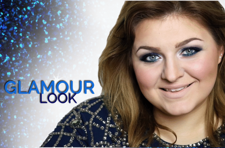 Festtags Glamour Look für mollige Frauen: Augen intensiv schminken!