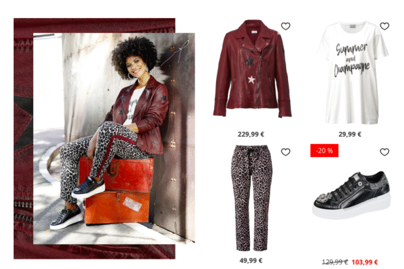 Cooler Biker-Look große Größen