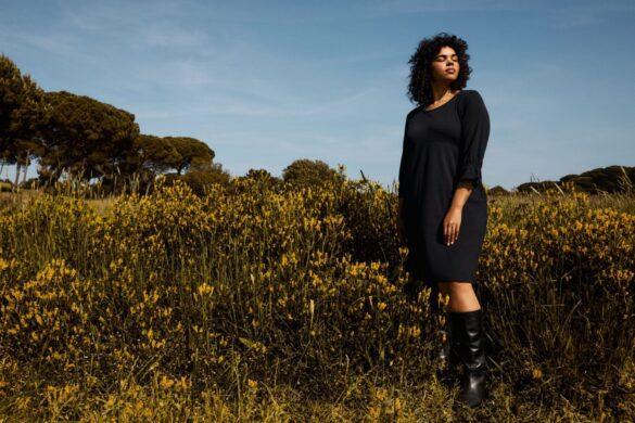 Plus Size looks aus Samt