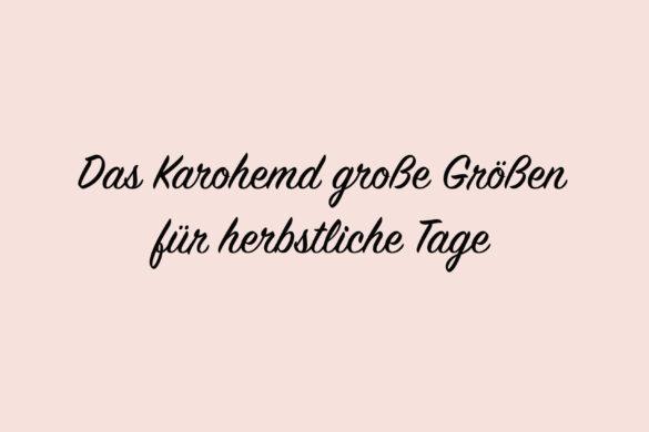 Mein entspannter Karo-Look