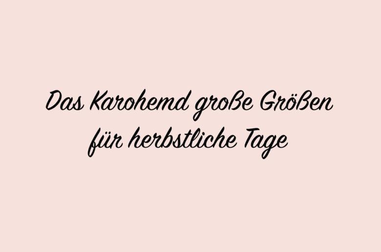 Mein entspannter Karo-Look