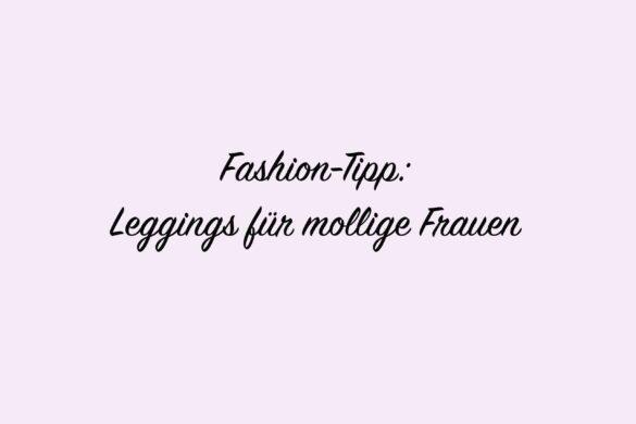 Fashion-Tipp: Leggings für mollige Frauen