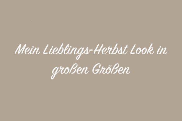 Mein Lieblings-Herbst Look in großen Größen