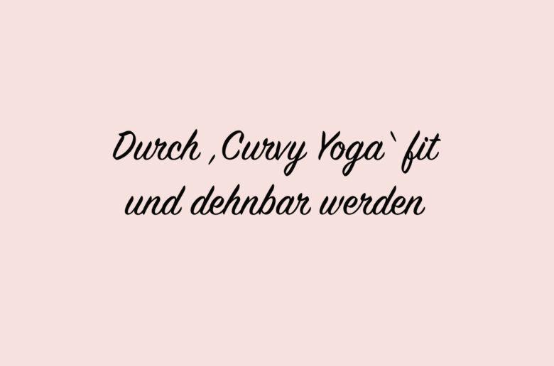 Curvy Yoga mollige Frauen.