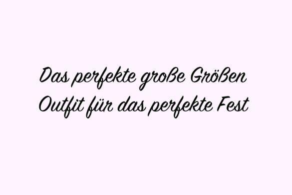 Das perfekte Grosse Grössen Outfit.