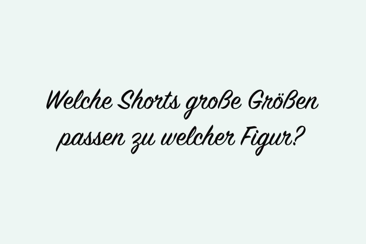 Mode grosse Groessen