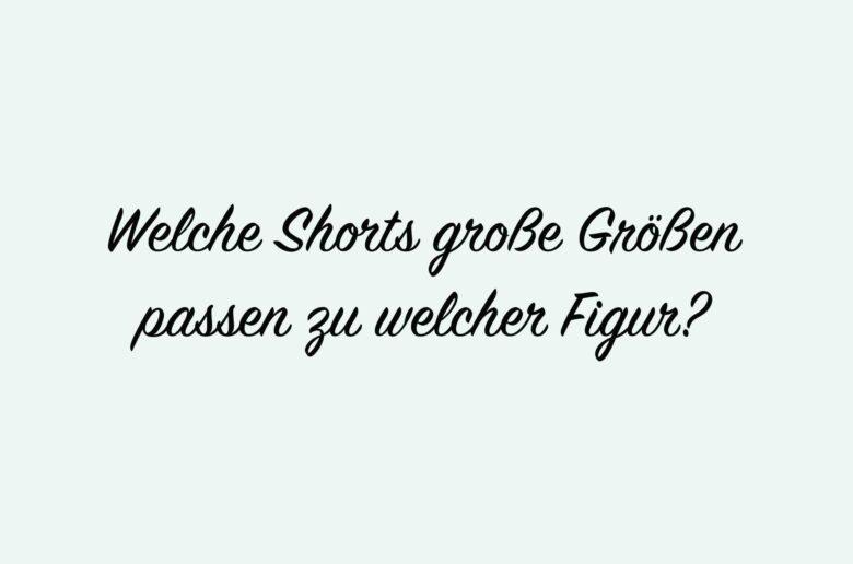 Mode grosse Groessen