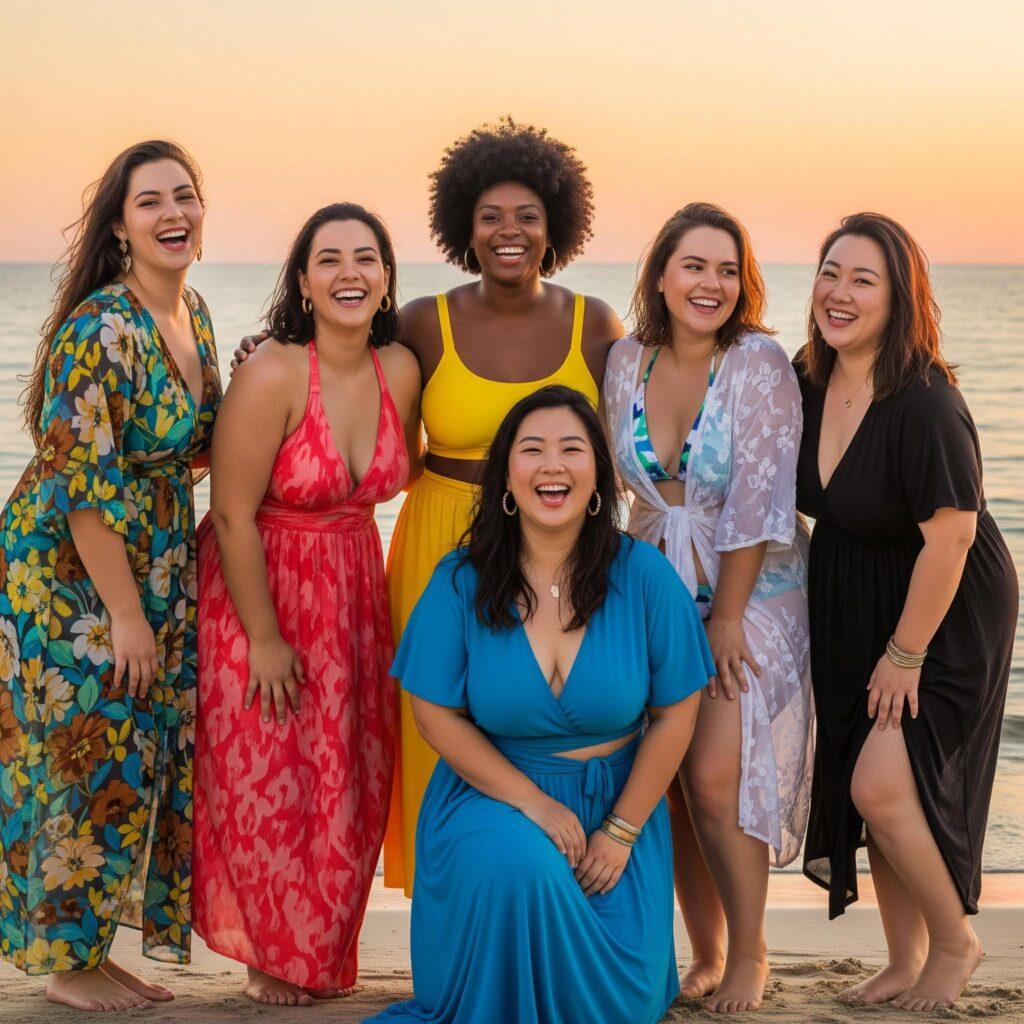 Deine Sommer-Garderobe: Kleidungsstücke, die molligen Frauen fantastisch stehen