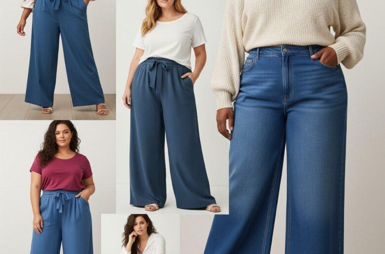 Uebersicht curvy Ladies mit Jeans und Hosen