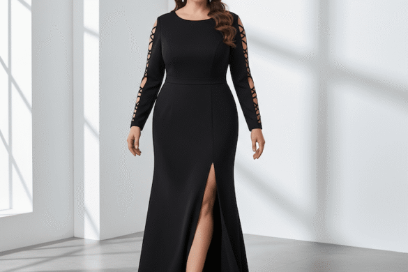 Modernes Abendkleid in großen Größen