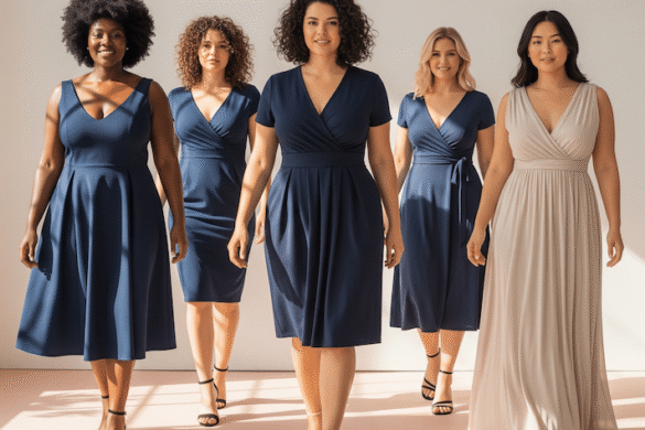 Mollige Frauen mit tollen Kleidern